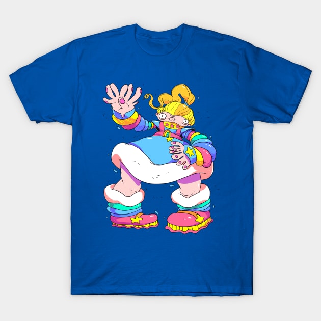 Not Rainbow Brite T-Shirt by ericdavidhaddad